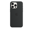 iPhone 15 Pro Max Silicone Case with MagSafe - Black