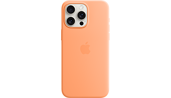 iPhone 15 Pro Max Silicone Case with MagSafe - Orange Sorbet