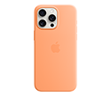 iPhone 15 Pro Max Silicone Case with MagSafe - Orange Sorbet