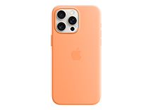 iPhone 15 Pro Max Silicone Case with MagSafe - Orange Sorbet