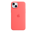 iPhone 15 Plus Silicone Case with MagSafe - Guava