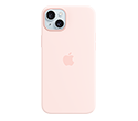 iPhone 15 Plus Silicone Case with MagSafe - Light Pink