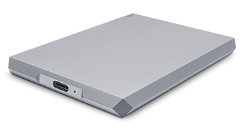 LaCie Mobile Drive 2TB - Space Grey | USB-C | USB-A